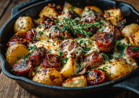 Что может быть уютнее ароматной картошечки по-охотничьи — беспроигрышный рецепт к ужину