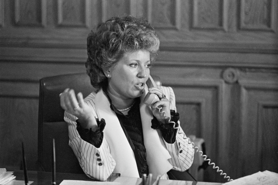 Заместитель председателя исполнительного комитета Ленинградского городского Совета народных депутатов Валентина Ивановна Матвиенко, 1987 год