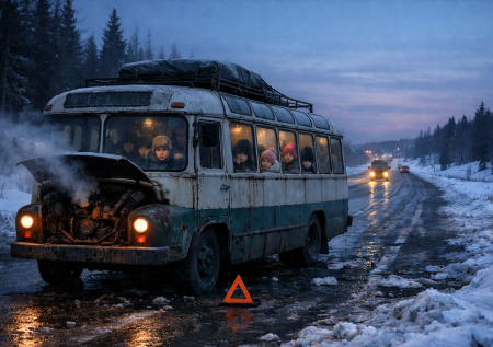 Группа детей из Кузбасса застряла между Томском и Кемерово