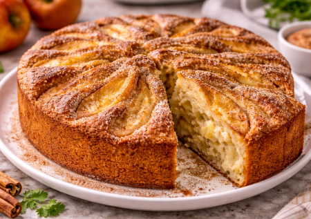 Добавляю яблоки и сливки: пеку пирог круче шарлотки. Получается нежный, мягкий и с ароматом корицы