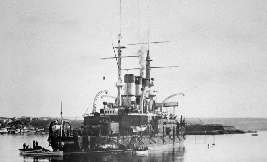 Броненосец «Князь Потемкин Таврический», на котором произошло восстание матросов в июне 1905 года
