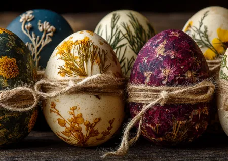 Делаем узоры на крашеных яйцах из подручных средств: топ-5 способов