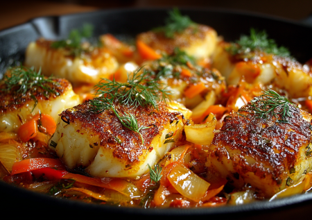 С красной рыбой больше не вожусь: минтай по-еврейски — сочнее, нежнее и в пять раз дешевле