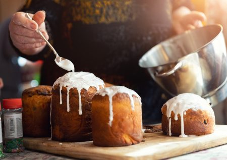Глазурь для кулича без сахара: 3 способа приготовить помадку без калорий