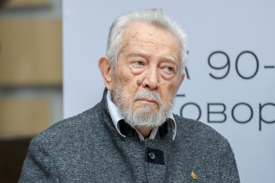 Вице-президент Российской академии художеств Андрей Золотов на открытии выставочного проекта «Художник. Человек. Гражданин», посвященного 90-летию со дня рождения Станислава Говорухина