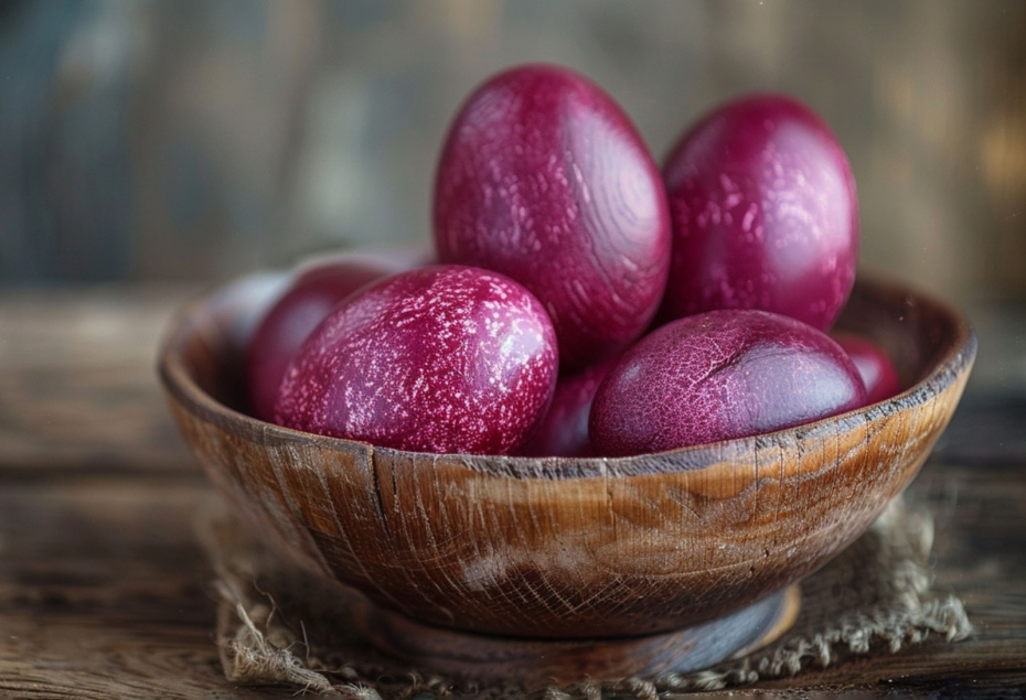 Три необычных метода окрашивания яиц: поталью, вином и чаем