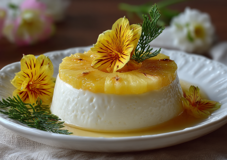 Никакой возни с творогом и марлей: эта пасха застывает сама. Кокосово-ананасовая «Пина колада»