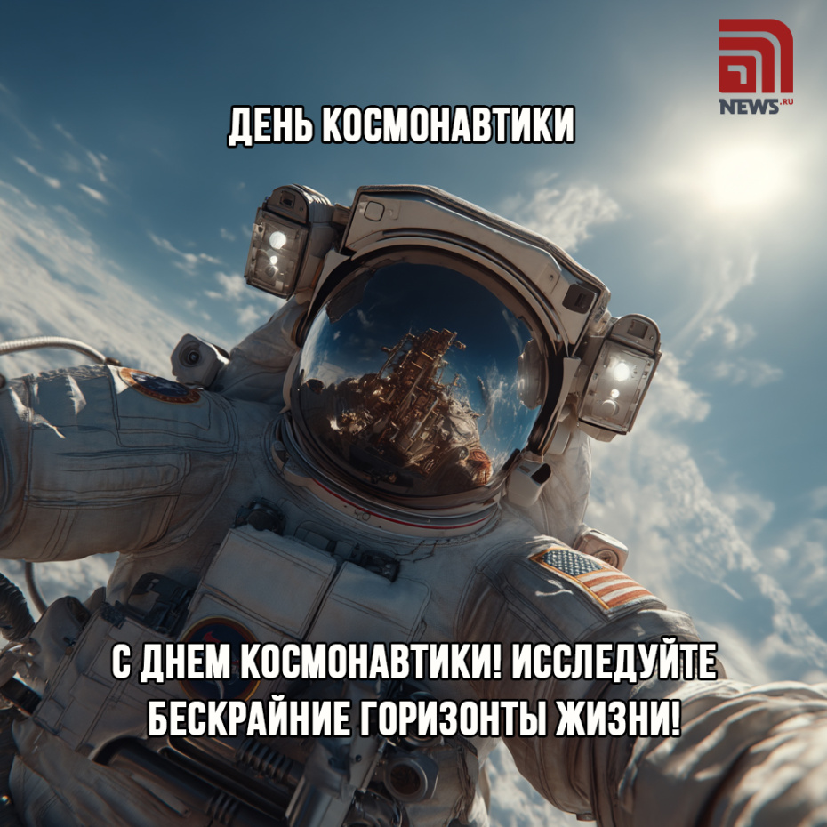 Поздравление на День космонавтики 12 апреля