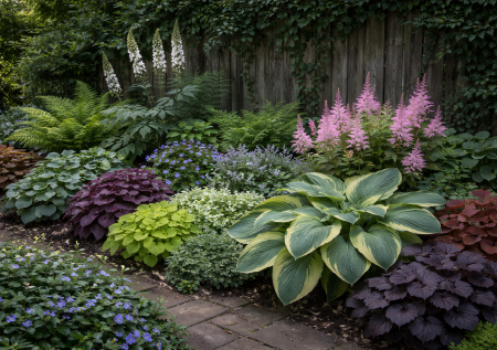 Что посадить в тени забора: культуры, которым все нипочем, — проверенный список для глубокой тени и полутени