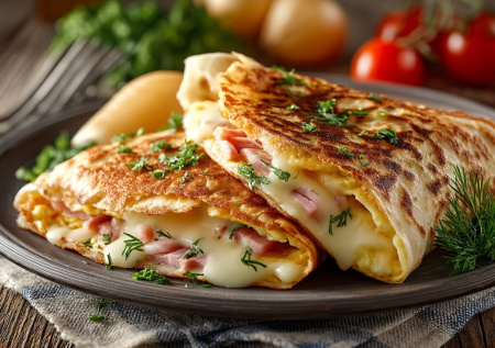 Вместо омлета разбиваю яйцо на лаваш и жарю: завтрак, для которого не нужно уметь готовить