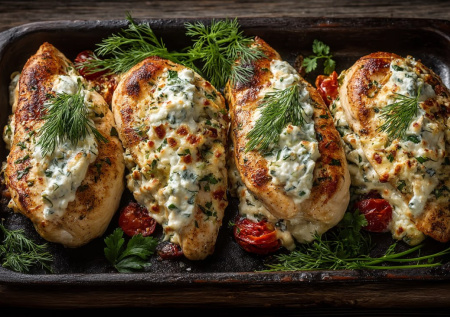 Лодочки из куриной грудки: от такого ужина не потолстеешь — всего 110 ккал