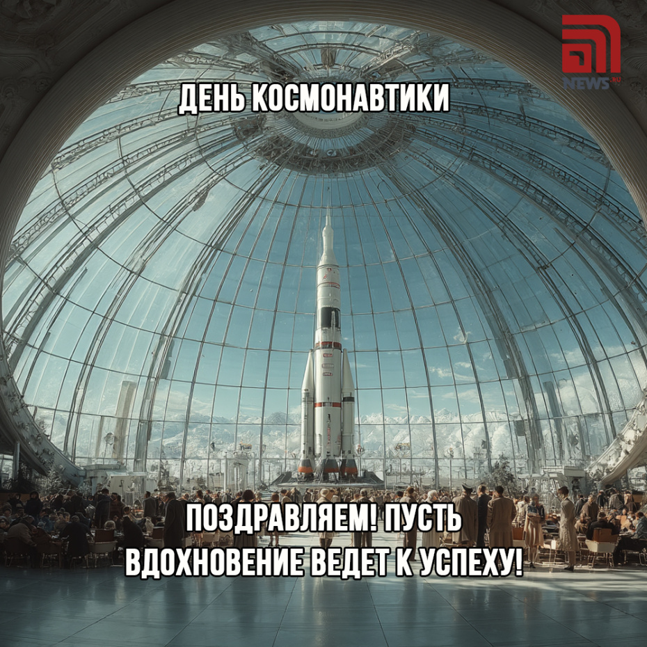 Красивая картинка на День космонавтики