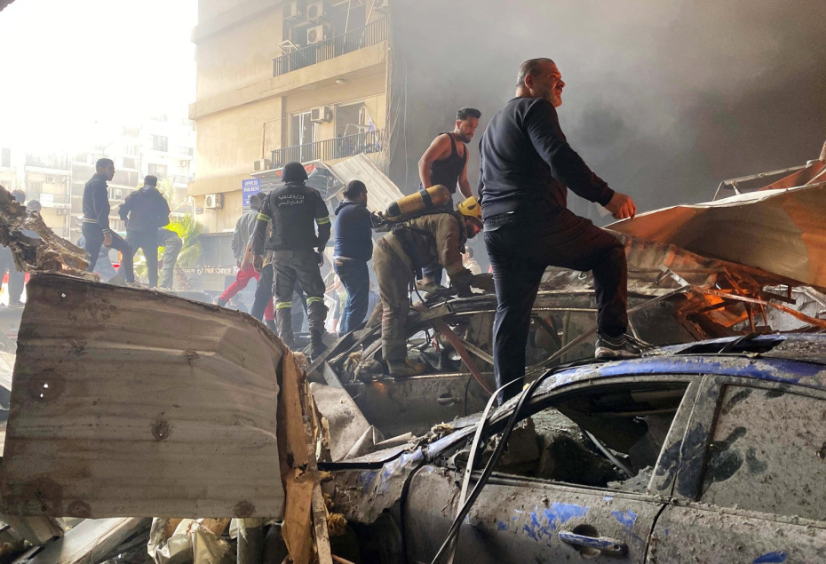 Бейрут после израильского удара