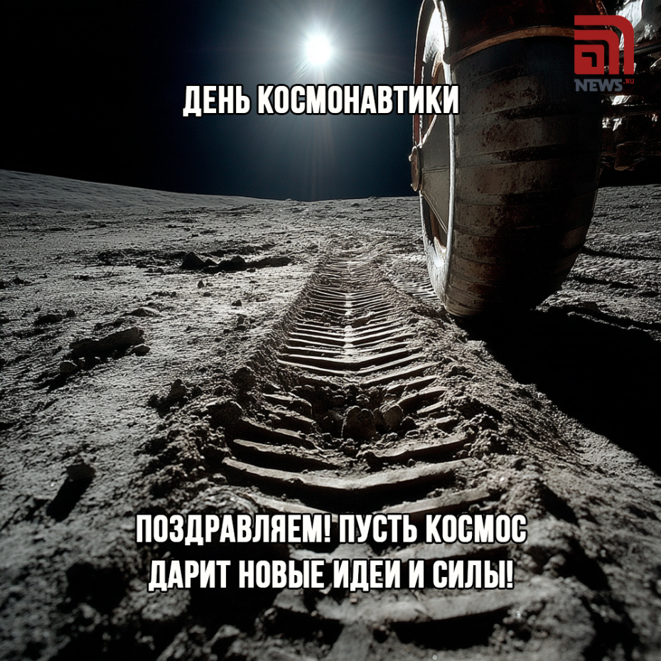 Поздравительная картинка с Днём космонавтики