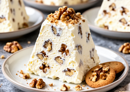 Ленивая пасха с орехами и печеньем — мастхэв на праздник: просто, быстро и тает во рту