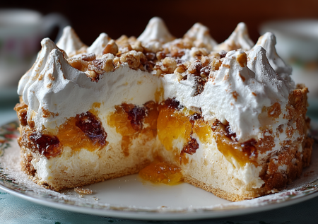 Вместо сложных тортов — этот «Каракум»: песочное тесто, джем, меренга и никакой возни