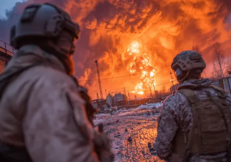 Гибель краснодарца, пожар на нефтебазе, «Баба-яга»: ВСУ атакуют РФ 9 апреля