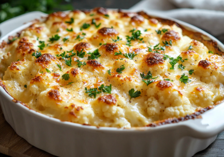 Гратен из цветной капусты вместо картофеля: легче, нежнее и в сто раз ароматнее