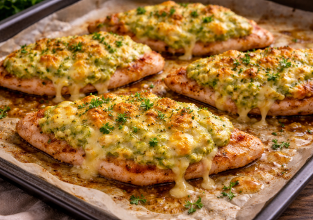 Вкуснятина из 2 курогрудок: томим в духовке под авокадно-сырной шапкой — полезная еда без хлопот