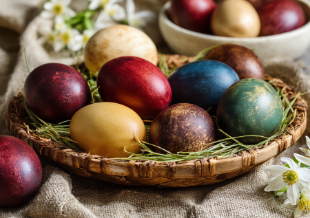 Как покрасить яйца в последний момент: 3 способа для ленивых и занятых