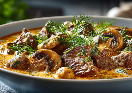 Бефстроганов готовлю без сковороды — говядина получается нежнейшая без многочасового томления