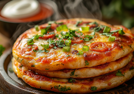 Без замеса и раскатки: лепешки «Как пицца» — на тесте, которое подходит за 30 минут