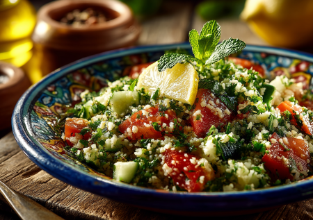 Табуле готовлю каждую весну — легкий ливанский салат с ароматной заправкой