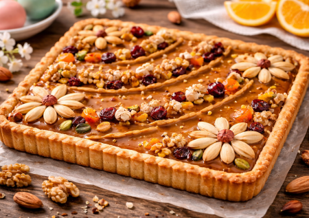 Пасхальная выпечка из Польши — мазурек: не просто пирог, а настоящий праздничный десерт