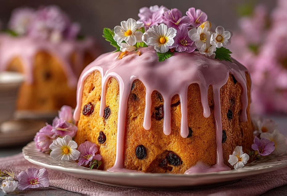 Цветная глазурь для кулича