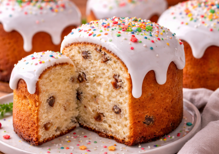 Классическая глазурь для куличей из желатина: не крошится и держится идеально