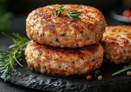 Замораживаю сразу после жарки, потом остается только разогреть: куриные котлеты с майонезом — сочные