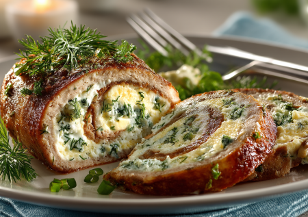 Когда надоедают котлеты, готовлю из фарша мясной рулет: тут всего 4 ингредиента