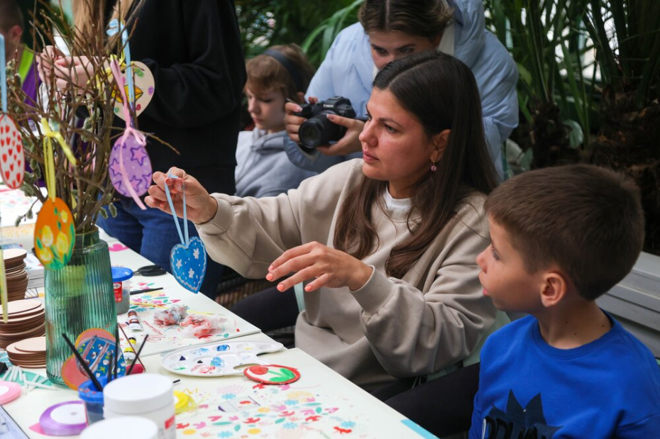 Мастер-класс «Пасхальный сувенир» на благотворительном фестивале «Пасхальный дар» на Тверской площади