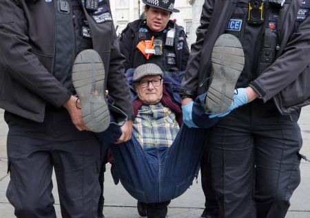 Полиция задержала почти 100 человек на акции движения Palestine Action