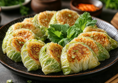 Никаких голубцов и скручиваний: капустные конвертики с фаршем — соединяю, макаю в яйцо и жарю