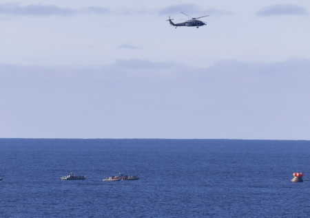 Появилось видео приземления корабля лунной миссии Artemis II