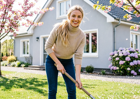 Газон после зимы: 5 шагов к идеальной лужайке весной