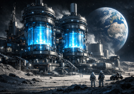 Российские ученые готовятся создать мощнейшую атомную станцию на Луне