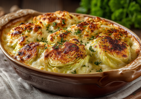 Однажды залил капусту сливками и сунул в духовку. Теперь готовлю только так — никто не верит, что это капуста