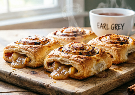 Ленивая выпечка без духовки — рулетики с яблоком, от которых дом пахнет как в кафе у дома