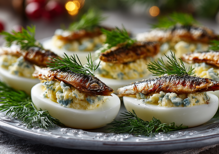 Когда закуска нужна сейчас, вооружаюсь этим рецептом — нужны шпроты, яйца и 15 минут времени