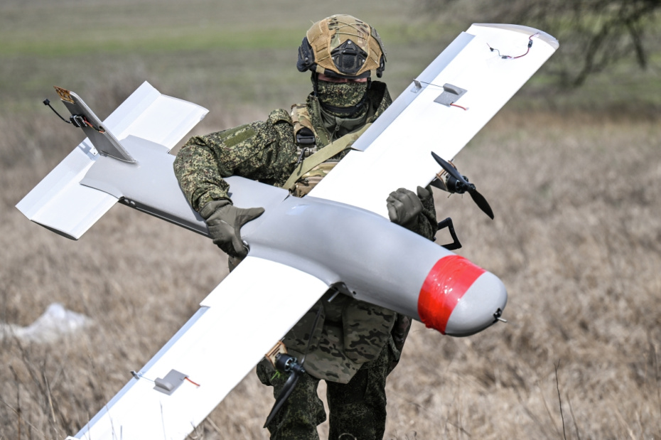 Работа расчета БПЛА «Молния-2» в зоне СВО