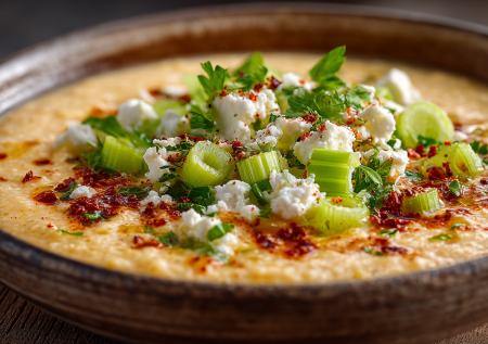 Кому нужен ваш крем-суп, если есть греческий траханас — добавляю фету и получаю согревающий ужин