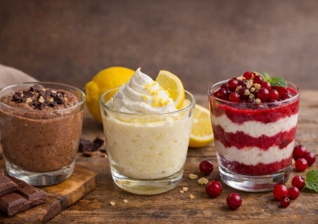 Вместо мороженого на все лето: 3 вкусных мусса из творога и желатина — шоколадный, лимонный и ягодный