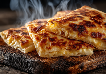 Эти кутабы хочется есть бесконечно — нежные лепешки с сулугуни: круче любых пирогов