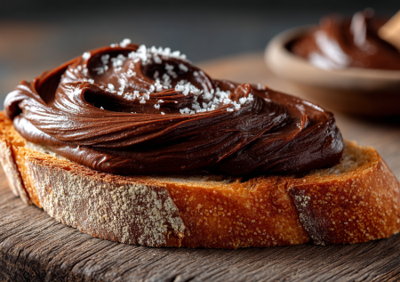 Шоколадная сметана — любимый десерт из детства. Трачу 5 минут и наслаждаюсь с хрустящим тостом