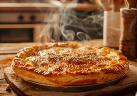 Пирог «слоеный и волшебный»: за 20 минут на столе — и никто не догадается, что просто