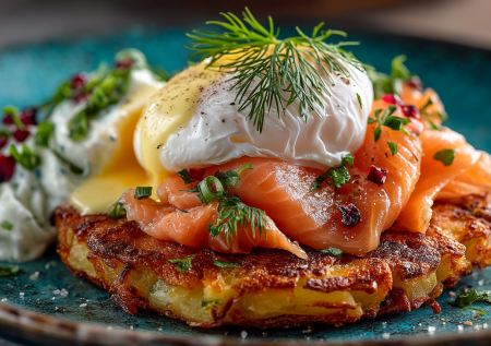 Нужен романтический завтрак? Бенедикт с лососем под соусом берблан — готовится проще, чем кажется