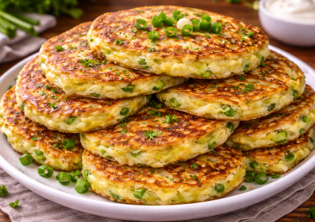 Никакие жирнючие пирожки не нужны: сырные блинчики с луком жарим на сухой сковороде — рецепт из стакана кефира и сыра