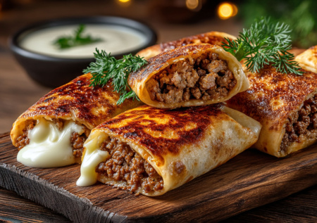 Лаваш-люля в духовке — вкусно, сочно и хрустяще: шашлык без мангала за 30 минут